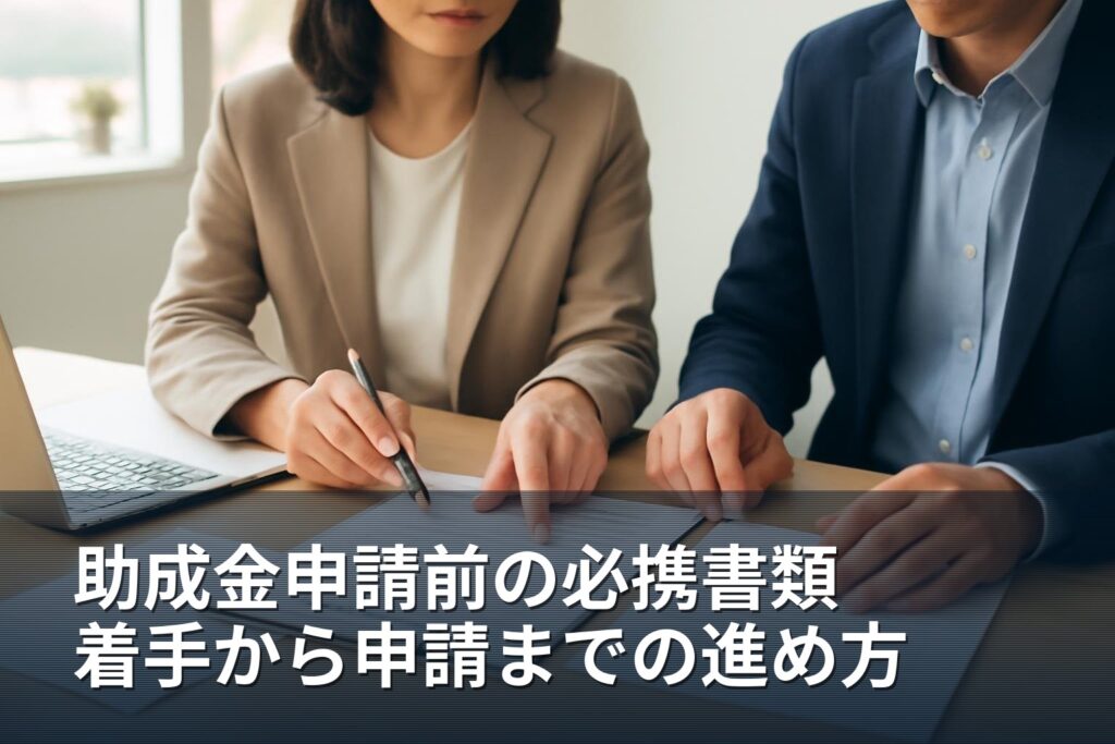 助成金申請前に企業が準備すべき書類と進め方（チェックリスト付）